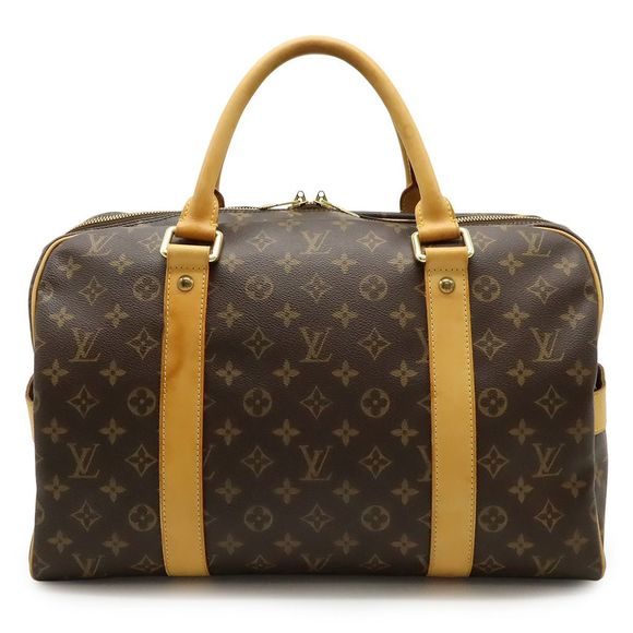 Louis Vuitton Monogram Carryall Boston Bag Travel Bag Travel Bag Handbag M40074 - Picture 1 of 8